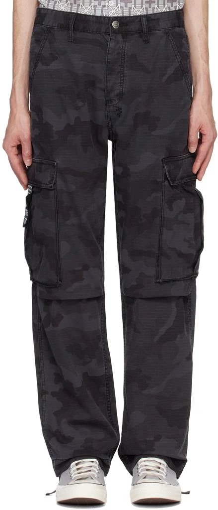 Ksubi Black Fugitive Cargo Pants 1