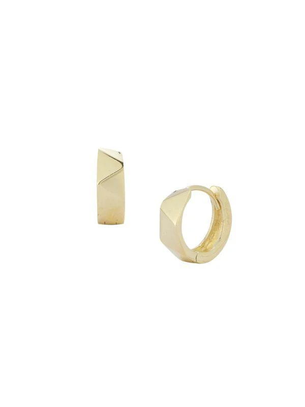 Saks Fifth Avenue ​14K Yellow Gold Huggie Earrings 1