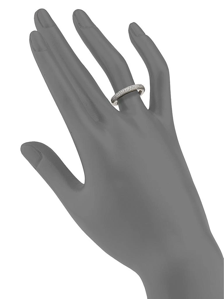 Adriana Orsini Rhodium-Plated Pavé Band 2