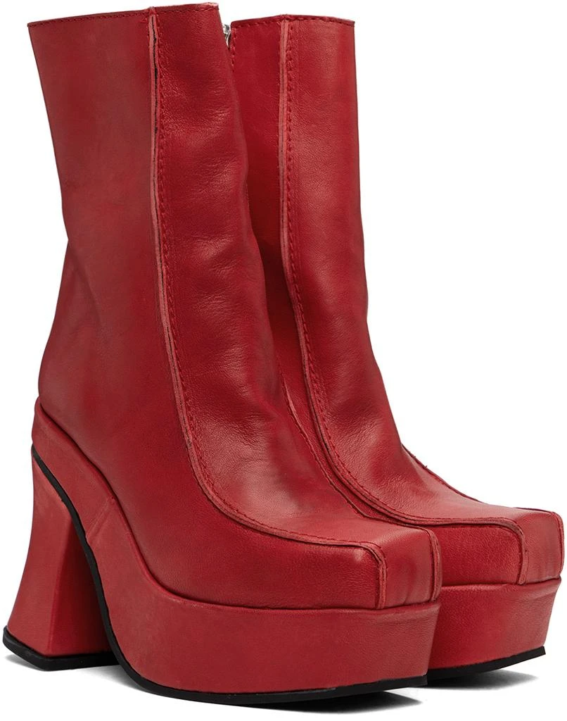 Eckhaus Latta Red Climax Boots 4