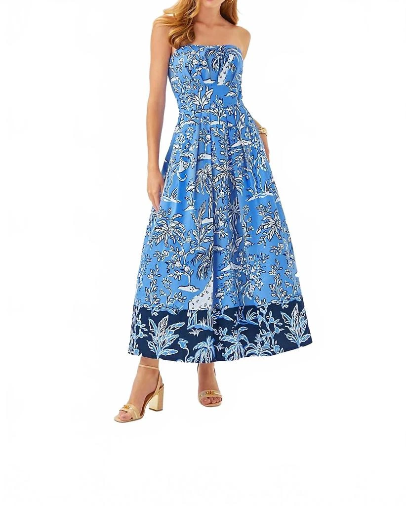 open lace back dress Wash Lab Denim Oversize Denim Shirtdress
