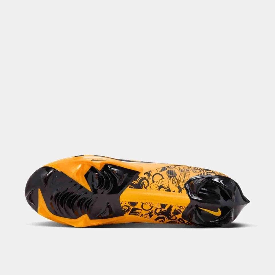 mens orange football cleats