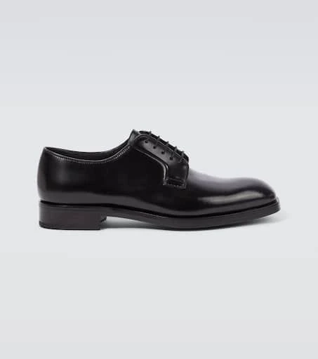 Prada Brushed leather Derby shoes 1