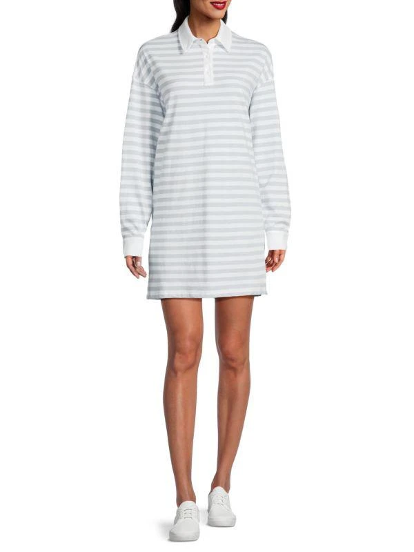 ATM Anthony Thomas Melillo Striped Mini Polo Dress 1