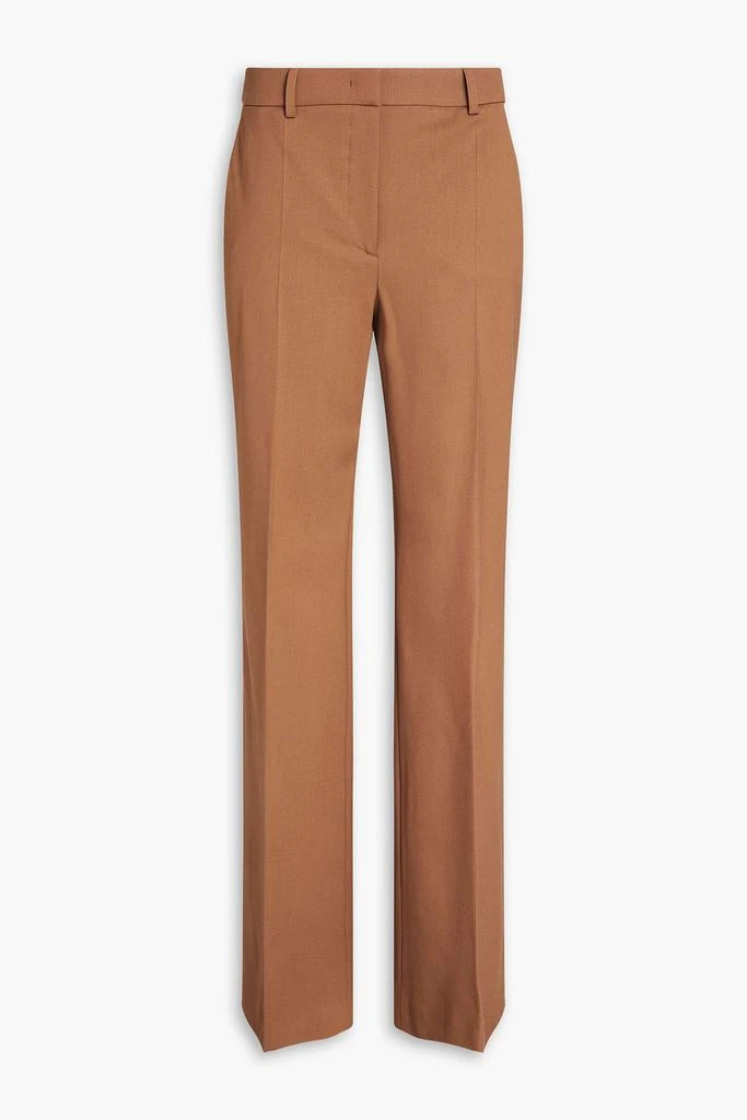 Alberta Ferretti Wool-blend twill straight-leg pants 1