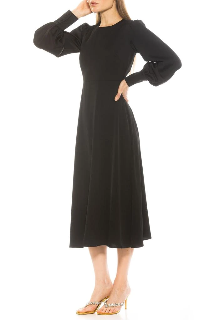 ALEXIA ADMOR Sophie Long Sleeve Fit & Flare Maxi Dress 4