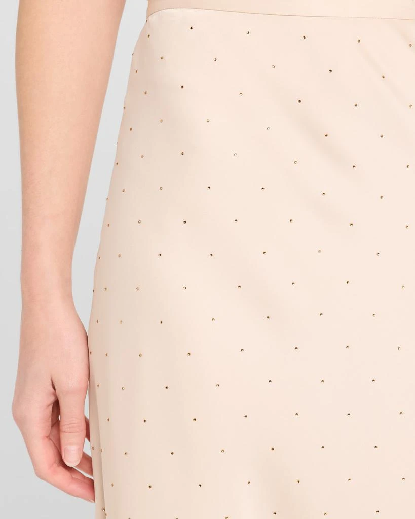 St. John Crystal Embellished Jersey Skirt 5