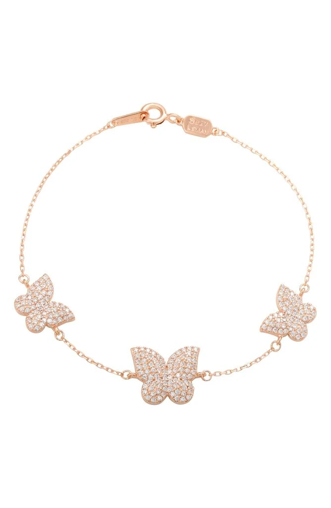 Suzy Levian Cubic Zirconia Butterfly Bracelet 1