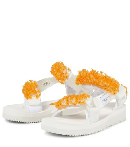 CECILIE BAHNSEN x Suicoke Maria hand-embroidered sandals 5