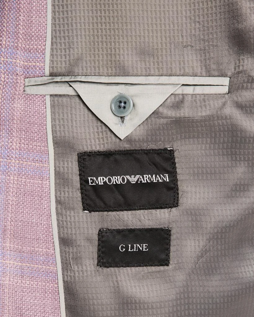 Emporio Armani Men's Textured Plaid Sport Coat 5