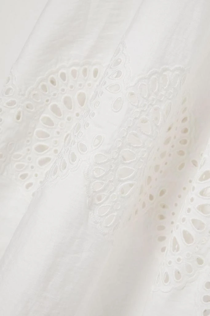 Stella McCartney Broderie anglaise poplin midi dress 4