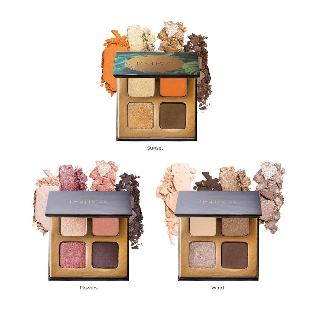INIKA INIKA Quad Eyeshadow Palette - Wind 2