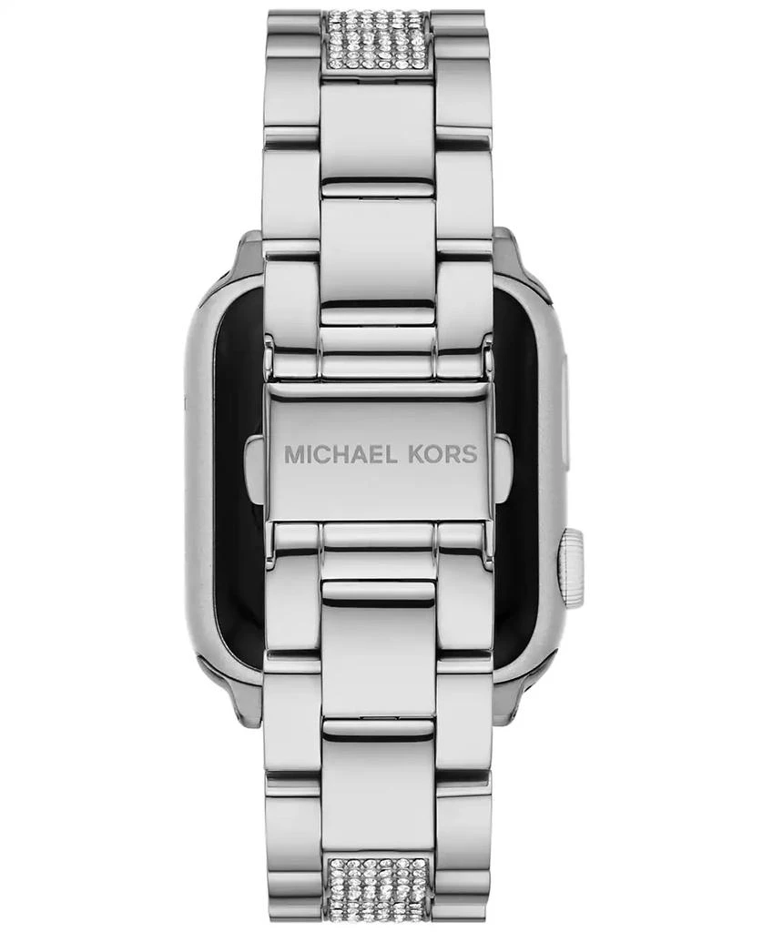 Michael Kors Women's Silver-Tone Stainless Steel Band for Apple Watch, Compatible with 38, 40, 41mm 4