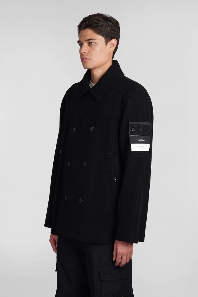 Stone Island ghost Double-breasted Coat 4