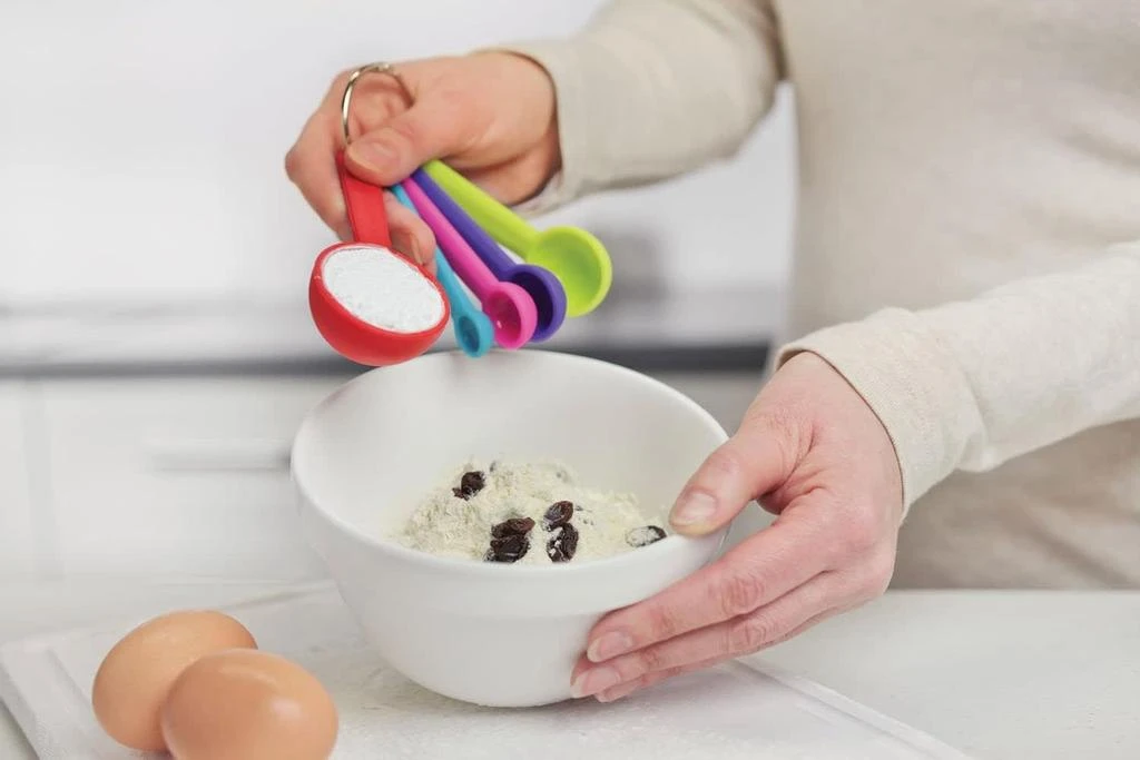 Zeal Perfect Measure Silicone Measuring Spoons, Set of 5, Multicolored 2