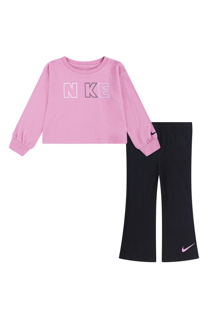 nike crop top and leggings set