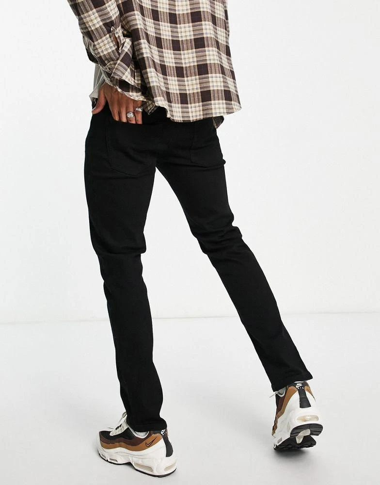 Jack & Jones Jack & Jones Intelligence Glenn slim fit jeans in black 4
