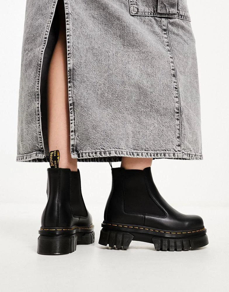 Dr. Martens Dr Martens Audrick chunky flat chelsea boot in black 3