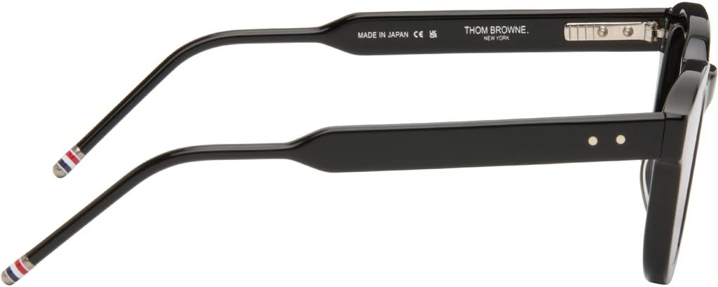 Thom Browne Black Acetate Rectangular Sunglasses 2