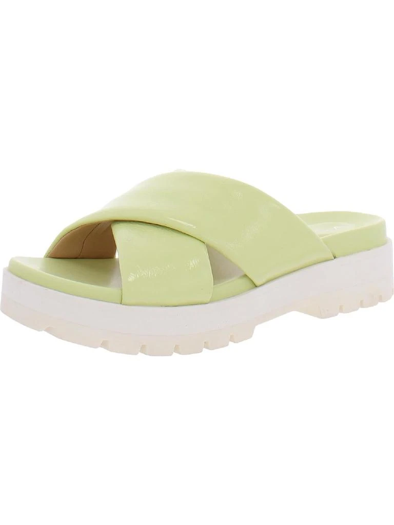 VIONIC Vesta Womens Criss-Cross Front Slip On Platform Sandals 6