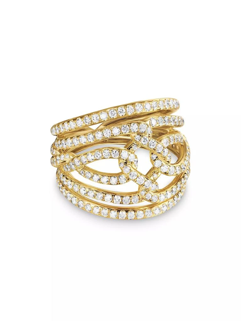 David Yurman Wisteria Dome Ring in 18K Yellow Gold 1