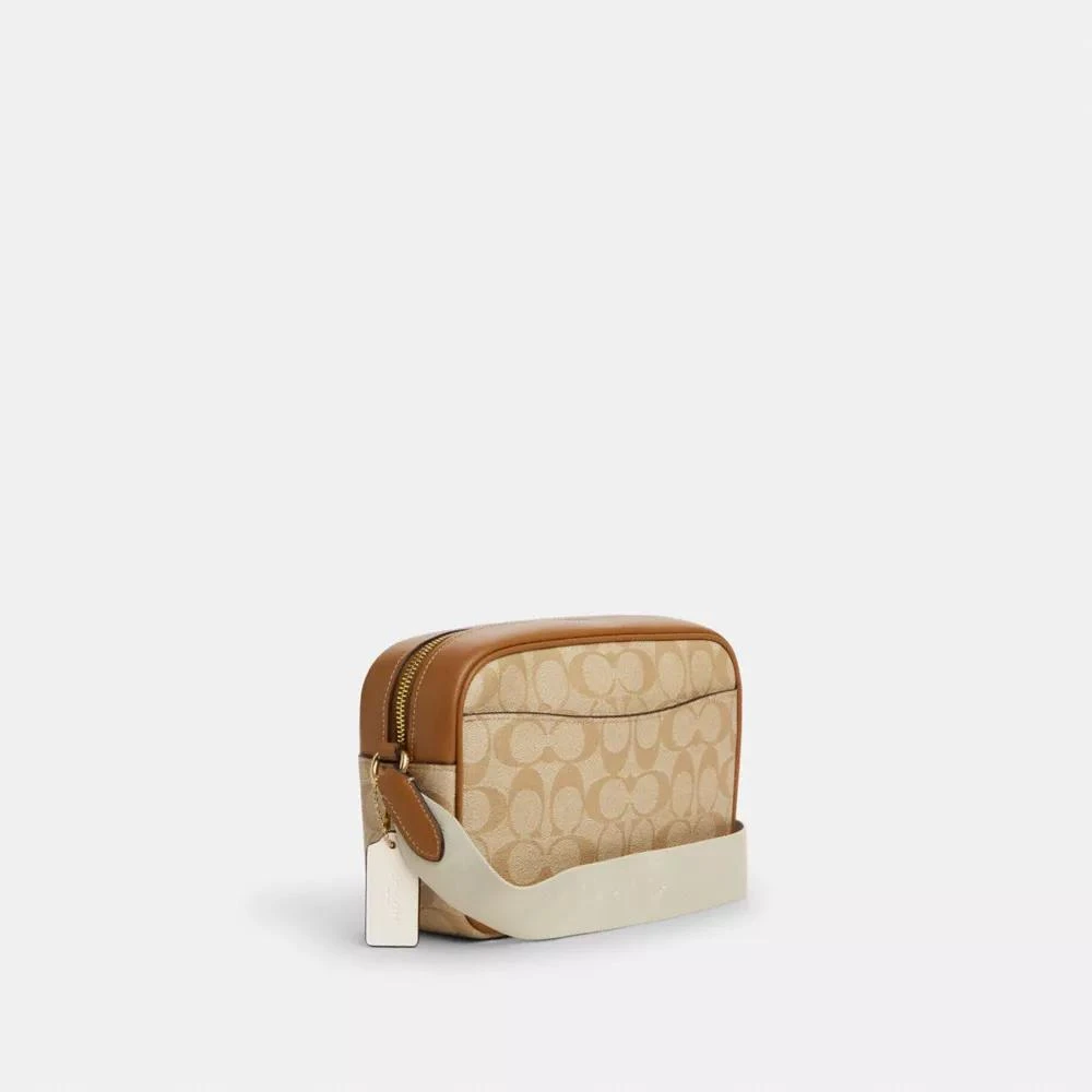 COACH® Jamie Camera Bag In Signature Canvas With Stripe 3