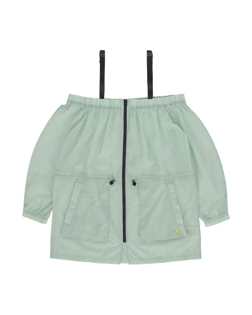 Jordan Women's Utility Off Shoulder Jacket Green 1