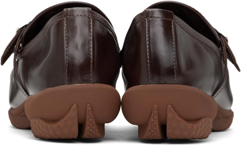 Kiko Kostadinov Brown Sonia Buckled Loafers 2