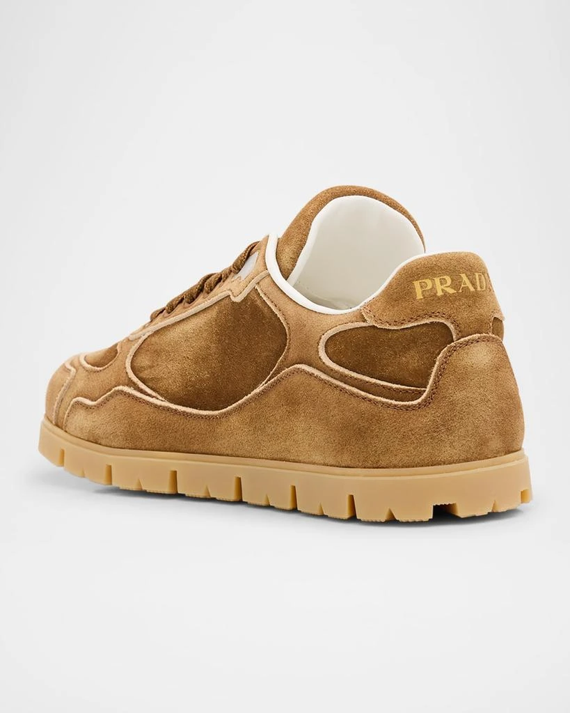 Prada Trail Suede Low-Top Sneakers 4