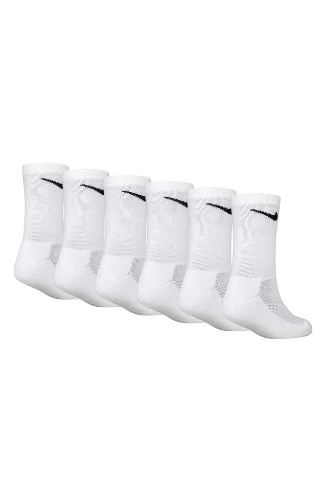 NIKE Kids' 6-Pack Performance Cushioned Crew Socks 2