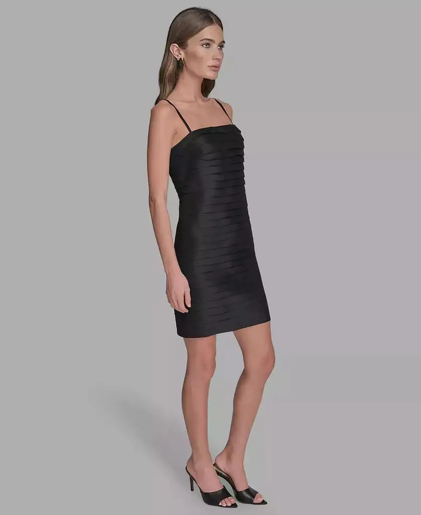 BCBG Women's Square Neck Sheath Dress 3