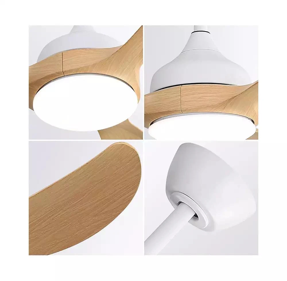 Sofucor 56-inch Modern 3-Blade Ceiling Fans with Led Pendant Lamp and Remote Control 7