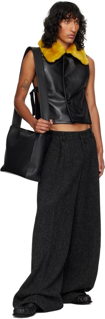 Dries Van Noten Black Leather Slip-on Loafers 5