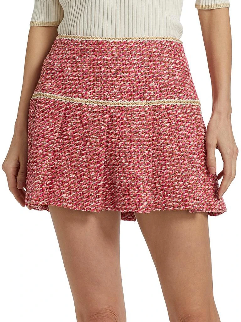 Ramy Brook Anya Tweed Pleated Skort 3