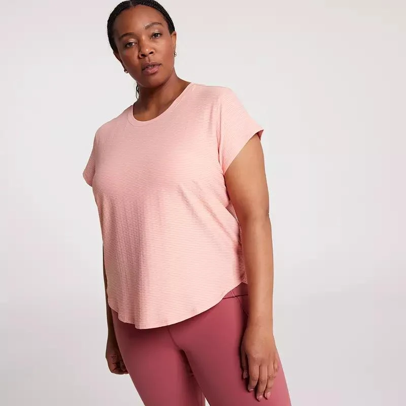 CALIA CALIA Women's Renew Twisted Mesh Short Sleeve Tee 7