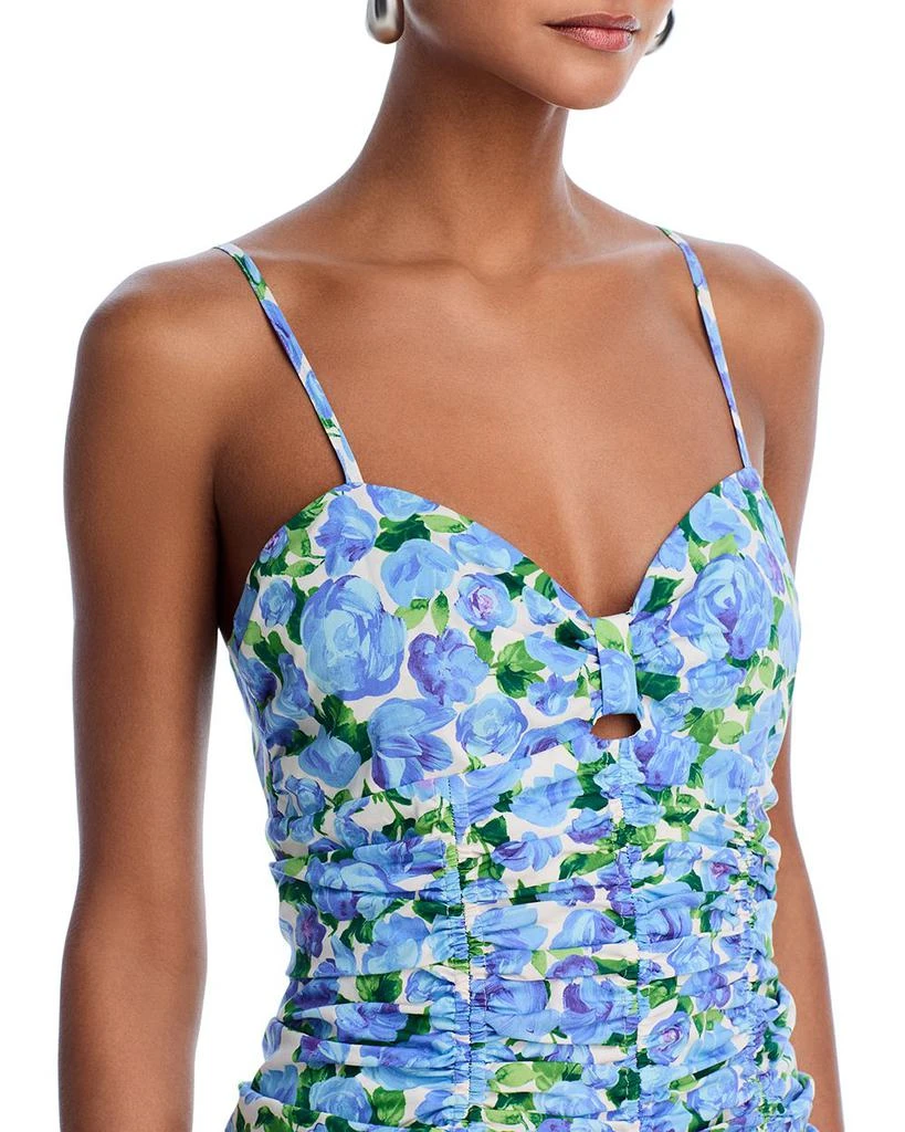 AQUA Ruched Maxi Dress - Exclusive 3