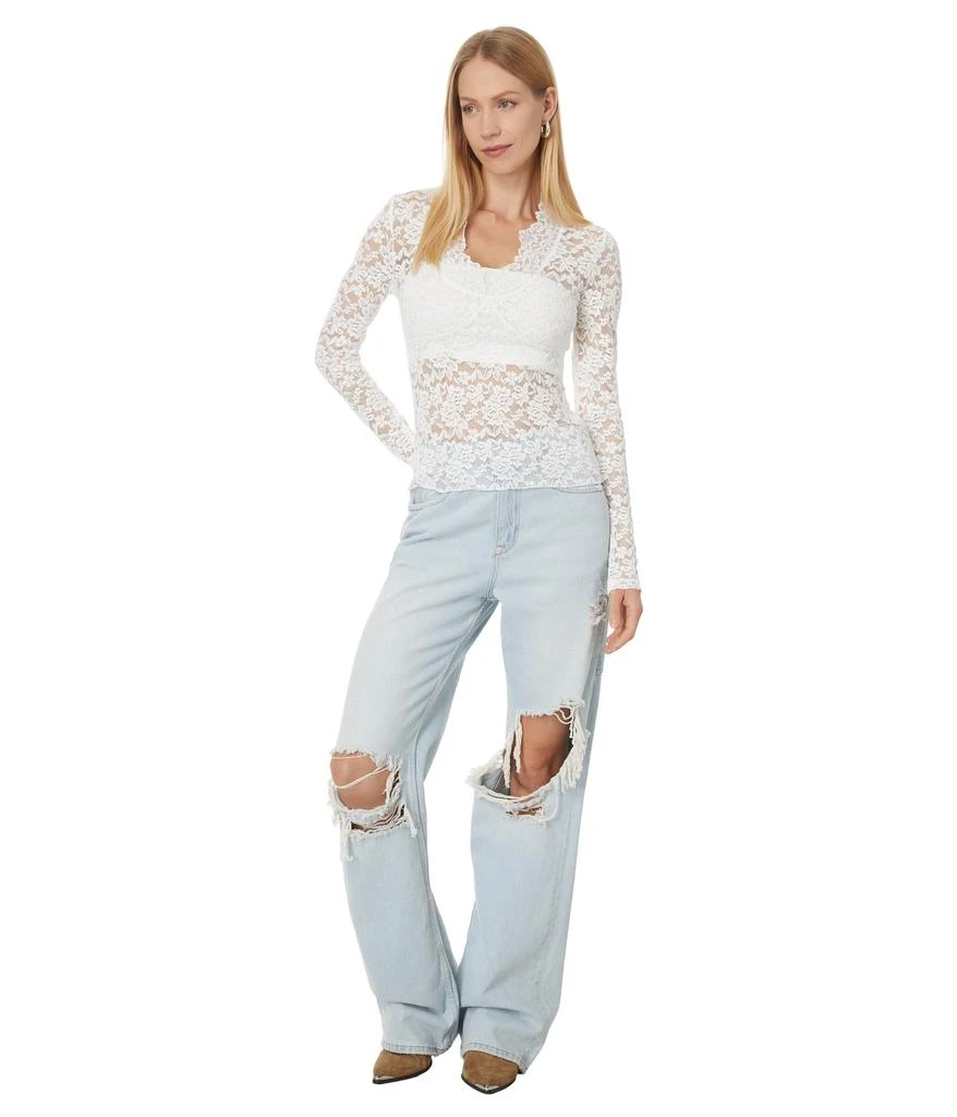 Free People All Day Lace Long Sleeve 4