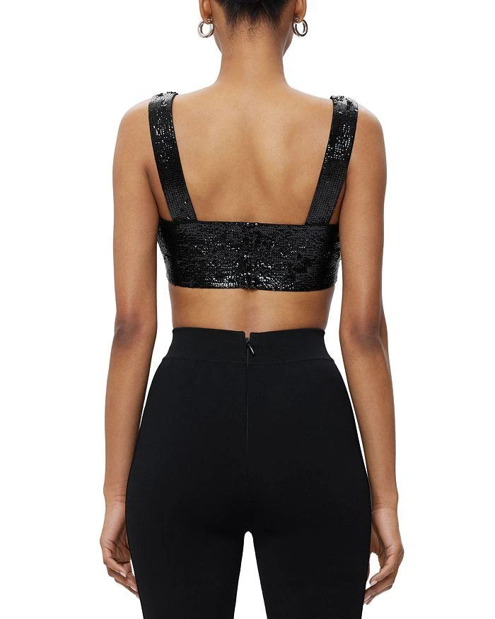 Herve Leger The Teri Sequined Bra Top 5