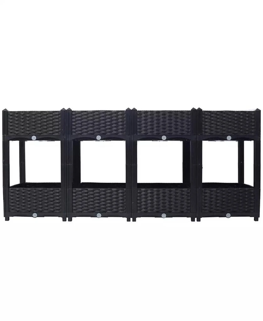 Streamdale Furniture 63"x15.7"x27.7" Elevated Planter Box with Drainage 5