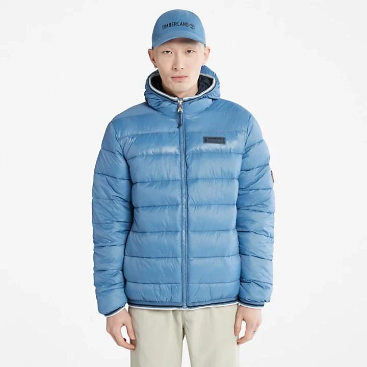 Timberland Garfield Midweight Hooded Puffer Jacket for Men in Blue 1
