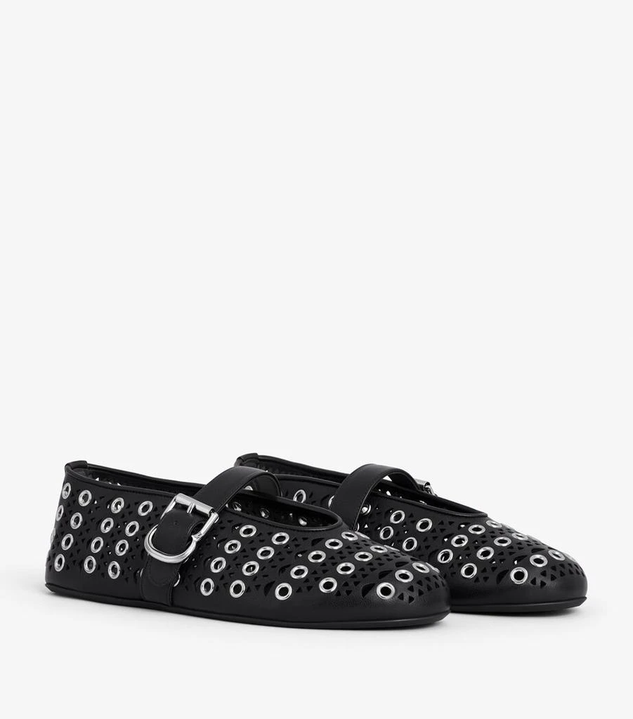 Alaïa Leather Vienne Ballet Flats 2