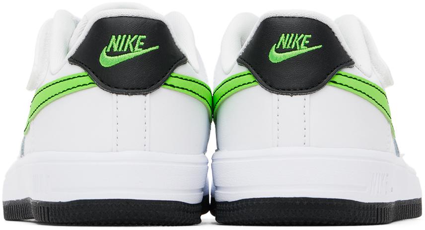 NIKE Kids White Force 1 Low EasyOn Little Kids Sneakers