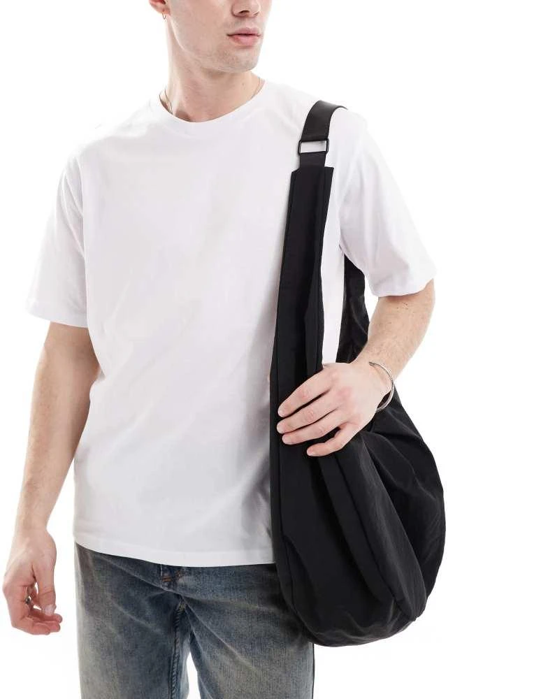 ASOS ASOS DESIGN sling cross body bag in black 4