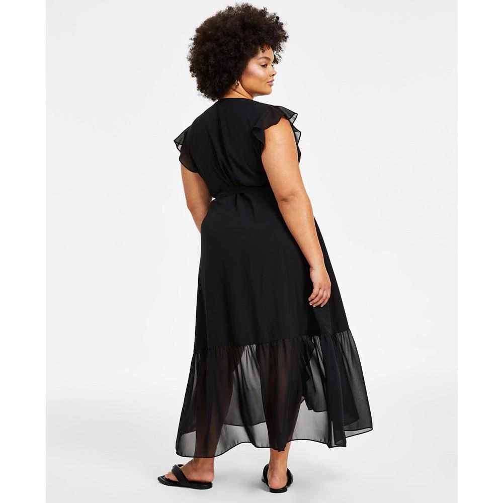 Bar III Plus Size Maxi Wrap Dress, Created for Macy's 2