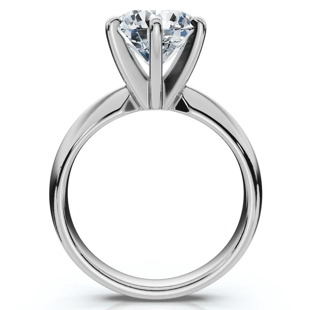 Pompeii3 2 1/2 Carat Certified Diamond Solitaire Engagement Ring 14k Gold Lab Grown 3