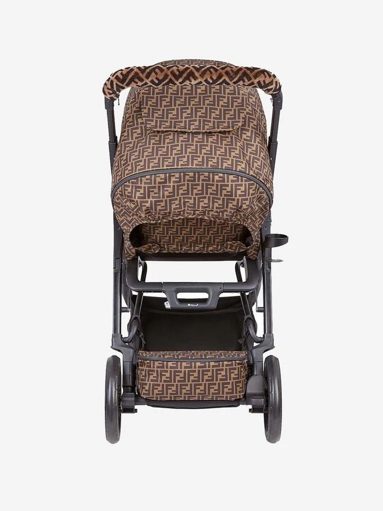 Fendi Fendi Baby FF Logo Stroller in Brown 2