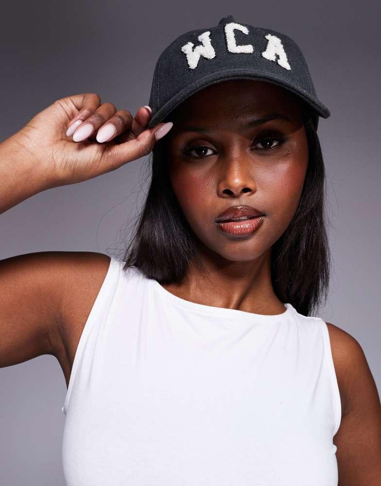 【OPEN YY】Woven YY HEART BONE BALL CAP YY HEART BONE BALL CAP, NAVY