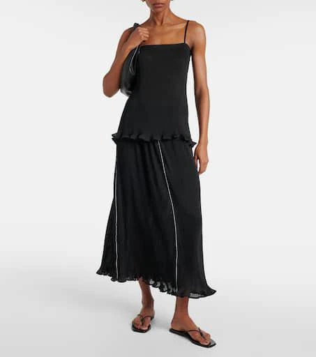 Totême Plissé maxi skirt 2