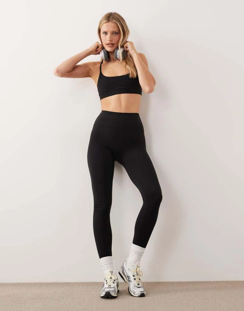 ARKET ARKET co-ord soft seamless leggings in black