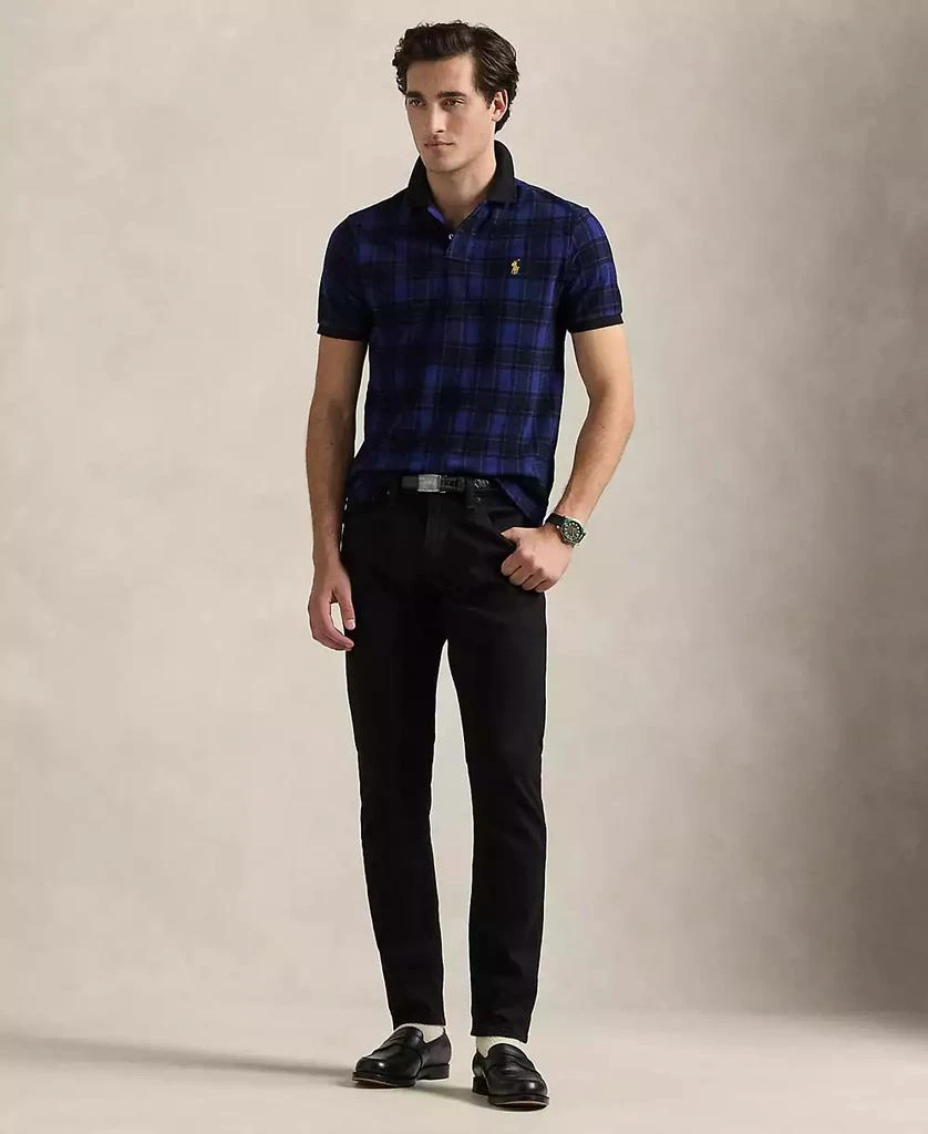 Ralph Lauren Men's Custom Slim Fit Plaid Mesh Polo Shirt 2